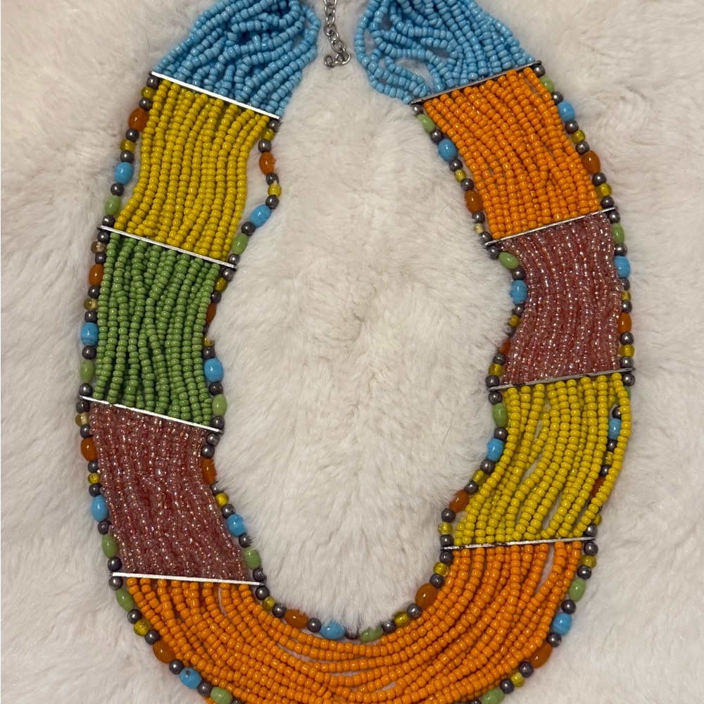 Multicolor Beaded Necklace